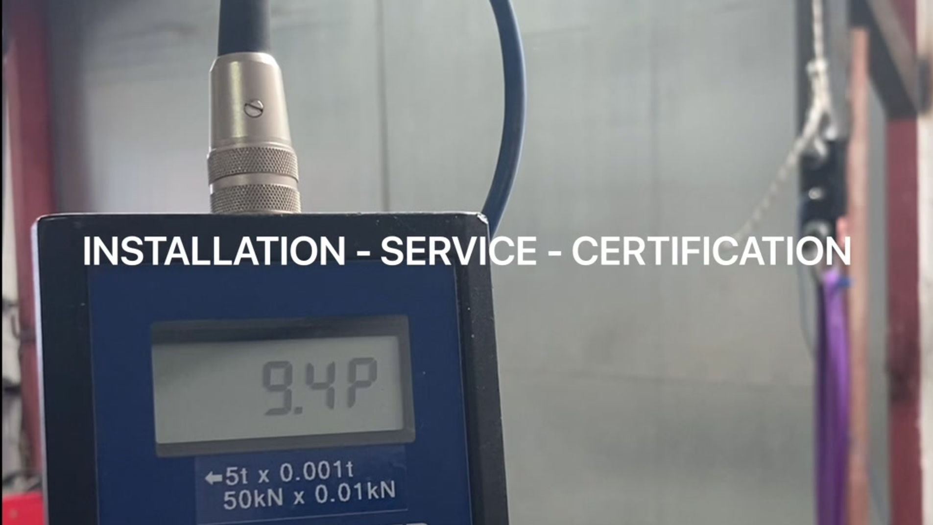 Harken R27 Access Rail Load Test